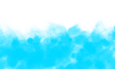 Blue smoke abstract texture on transparent background with soft swirling cloud effect, Abstract cyan water surface