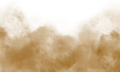Abstract brown Dark sand textured on transparent background with rough earthy surface and dusty grain