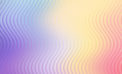 Fototapeta premium Soft pastel gradient background with wavy lines, creating a dreamy and ethereal atmosphere for creative projects