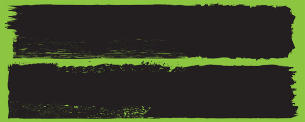 Brushes pack .Grunge Paint Roller set . Vector brush Stroke . Paint strokes. Black stripes isolated. paintbrush collection .Textured box . Brush line set. Rough edges for banner. Bulge lines pack
