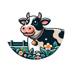 
cow illustration design