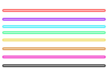 Colorful Neon Lines Abstract Background, Divider, Web Banner, Design Element