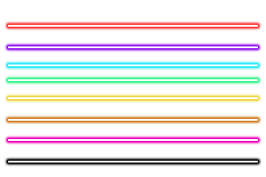 Colorful Neon Lines Abstract Background, Divider, Web Banner, Design Element