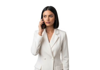 Confident Businesswoman Talking on Phone - Professional Communication