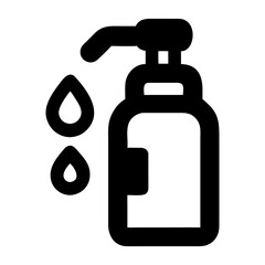 Obraz premium Liquid Soap Dispenser Cleanliness Icon for Hygiene and Personal Care Products