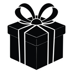 Gift Box With Ribbon And Bow