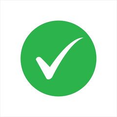 Simple and versatile check mark graphic for approval and confirmation