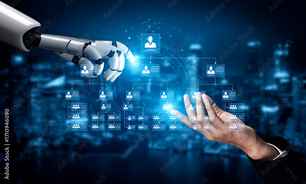 Poster ai supports org chart creation by organizing structure, team, and corporate roles into an efficient 