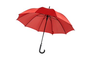 Classic red umbrella for rainy day protection and stylish outdoor accessory for all weather use