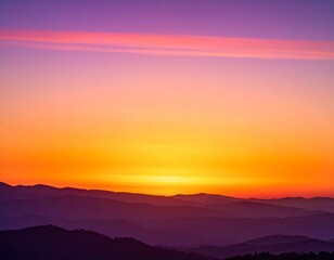 Obraz premium Beautiful Sunset Landscape with Pastel Sky. Generated image