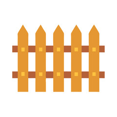 Wooden fence design illustration for garden fencing ideas and backyard privacy fence solutions image