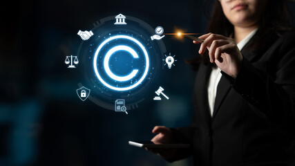 Copyright protection highlights copyright, intellectual property, and legal ownership through law,...