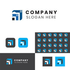 "Minimalist Icon Logo Design | Modern Brand Identity Symbol | Professional Vector Logo Template"