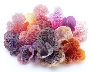 Colorful, intricate, delicate mushrooms