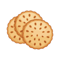 Digital illustration of three round objects for banner or advertisement