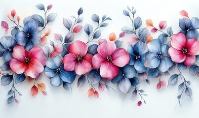 Delicate floral arrangement in soft pastel colors