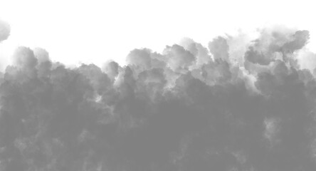 Fototapeta premium Black and White Dramatic Cloudy Sky with Cinematic Overcast and Dark Moody Atmosphere