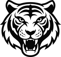 Obraz premium Tiger Head Vector
