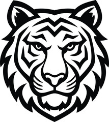 Fototapeta premium Tiger Head Vector