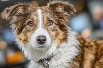 Routine medical care scene featuring attentive animal and caring professional
