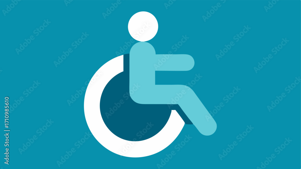 Poster Accessible Restroom Sign Create a closeup of an accessible restroom sign highlighting the symbol for accessibility and featuring a clean and spacious restroom layout.