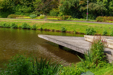 Papenburg an der Ems im Sp&auml;tsommer