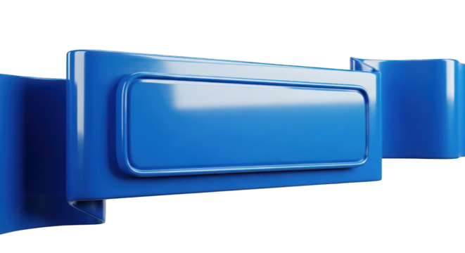 Blue Abstract Modern Shape Design.