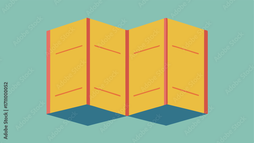 Poster foldable tactile ballots a depiction of a tactile ballot that can be easily unfolded and equipped wi