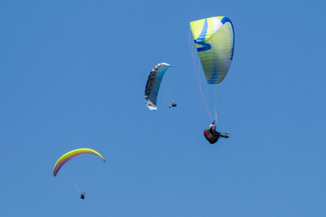 Paragliding in the Alps