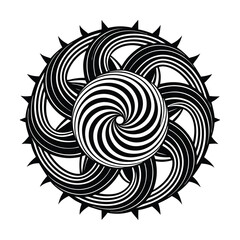 Abstract geometric pattern texture seamless repeating design for graphic backgrounds isolated on transparent background