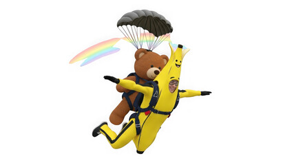 Fototapeta premium Athletic figure in yellow uniform isolated on transparent background 