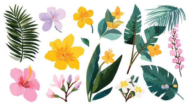 Vibrant Summer Collection Flat Vector Illustration