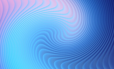 Fototapeta premium Abstract swirling pattern with soft blue and pink gradient, representing motion and fluidity in a digital art style