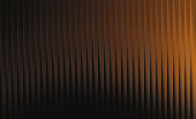 Dark abstract background with vertical ribbed texture transitioning from deep brown to warm orange, creating a dramatic and rich visual effect