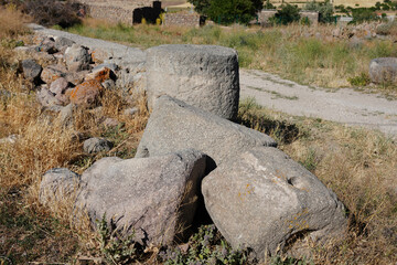 Ruins in Madensehri Village, Karaman, Konya, Turkiye
