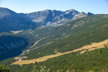 Fototapeta premium Landscape of Rila mountain Around Musala peak, Bulgaria