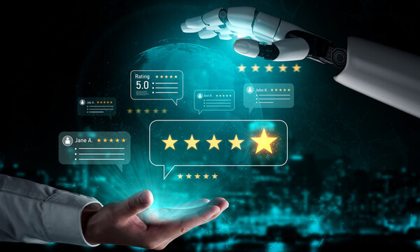 AI enhances customer review and rating system by analyzing review, rating, and customer feedback for deeper trust insights Vouch