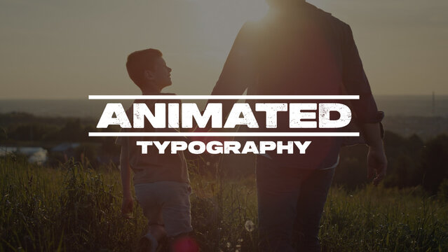 Animated Typography Template