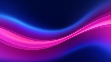 Blue and pink wave with a purple background. The wave is very long and has a lot of detail