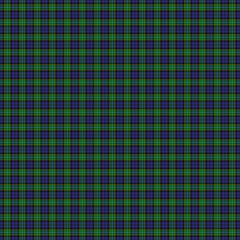 Blue, Black, Yellow, Green Tartan Weave Pattern - Tile