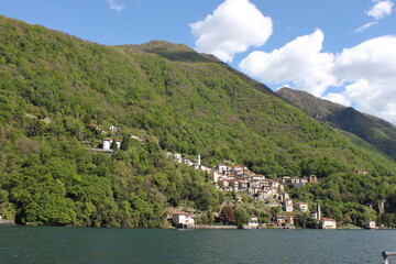 lake and mountains