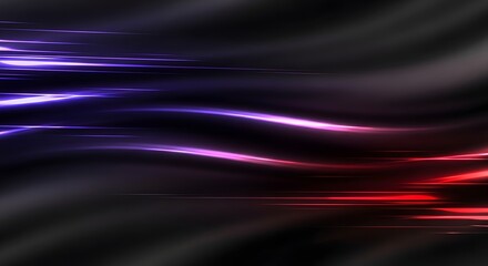 Fototapeta premium Background abstract streaks of blue and red light on a dark background