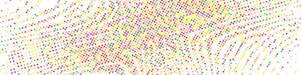 Abstract colorful scattered halftone dots texture. Perfect for party designs, modern creative art, and festive digital wallpapers