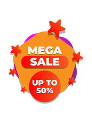 sale tag with red ribbon