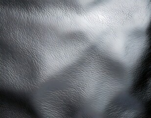 Textured grayscale leather