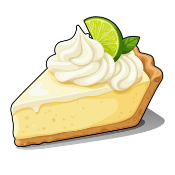 Pie Key Lime Slice