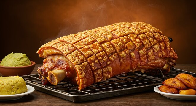 Authentic Puerto Rican Pernil, Slow-Roasted to Perfection