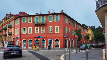 French Riviera. Promenade des Anglais in Nice, Provence-Alpes-Cote d'Azur, France 27 February 2025. 
