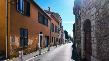 French Riviera. Promenade des Anglais in Nice, Provence-Alpes-Cote d'Azur, France 27 February 2025. 