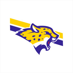 Wild Panther Leopard Head Logo Design